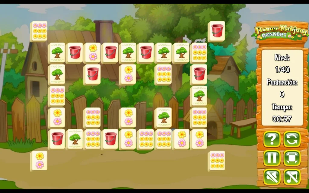 Flower Mahjong Flores應用截圖第2張