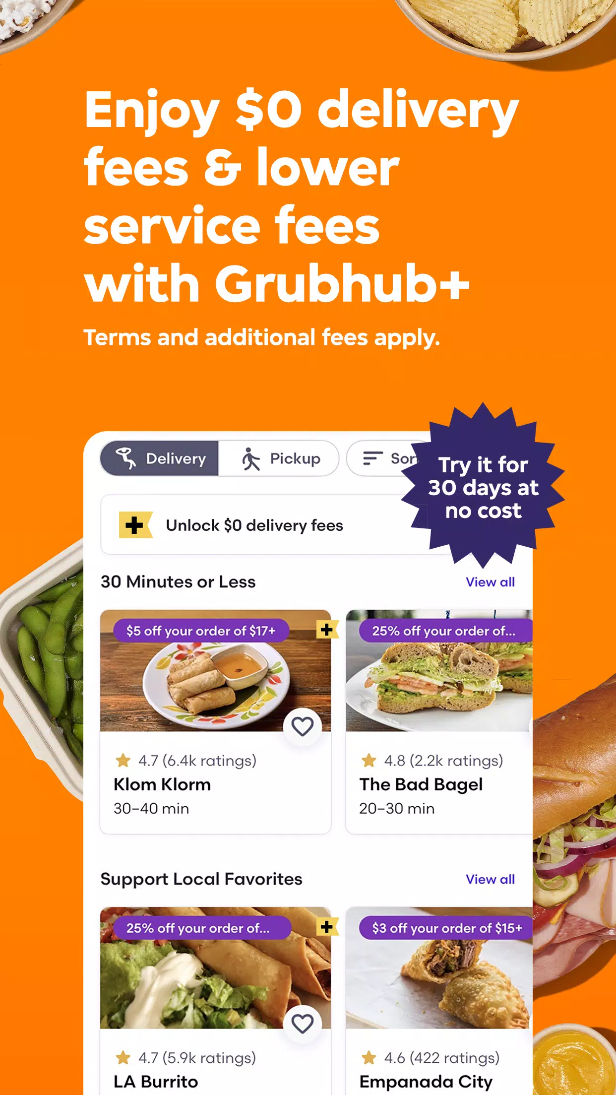 Grubhub Tangkapan skrin 4