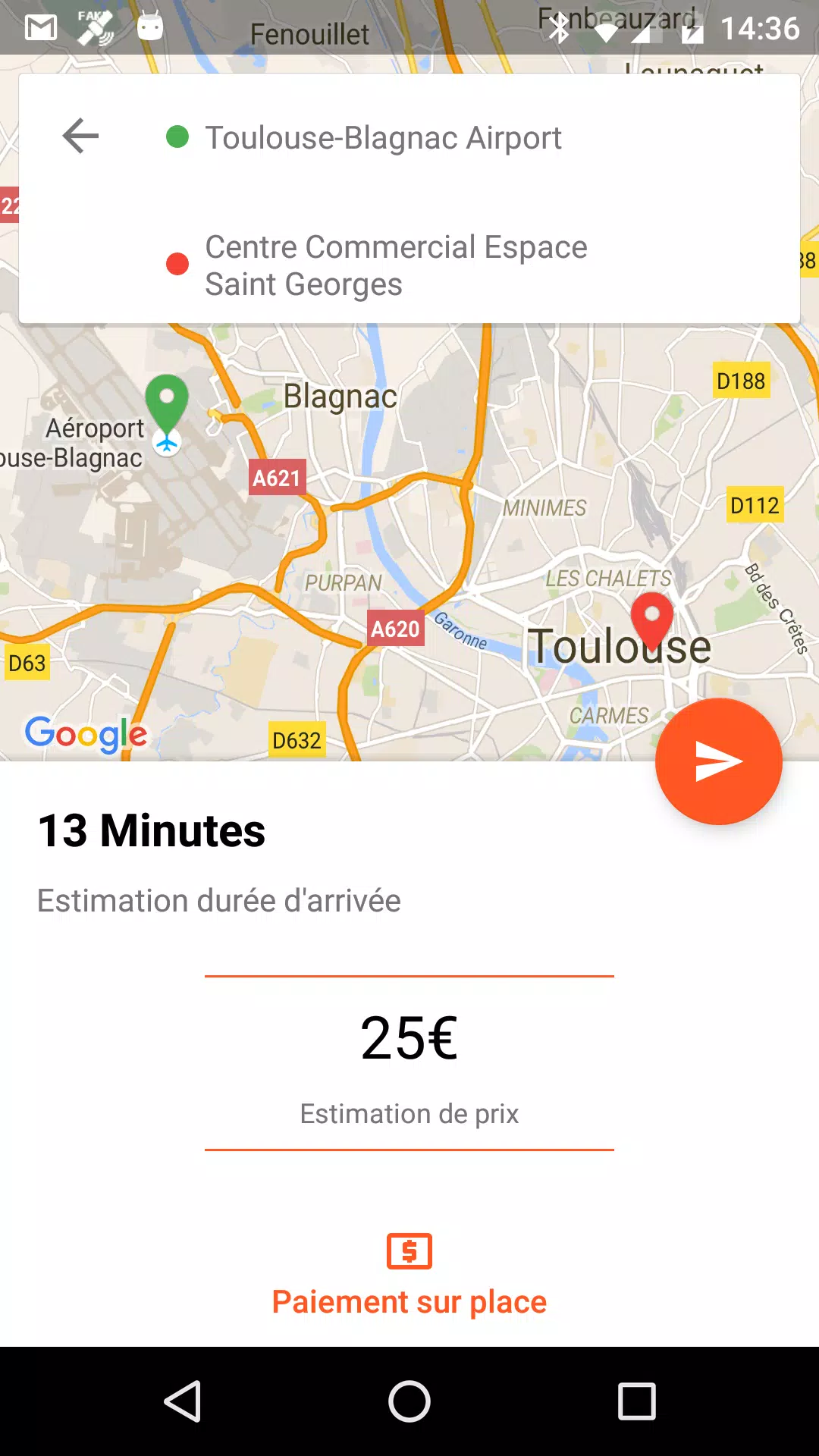 Taxi Toulouse स्क्रीनशॉट 3