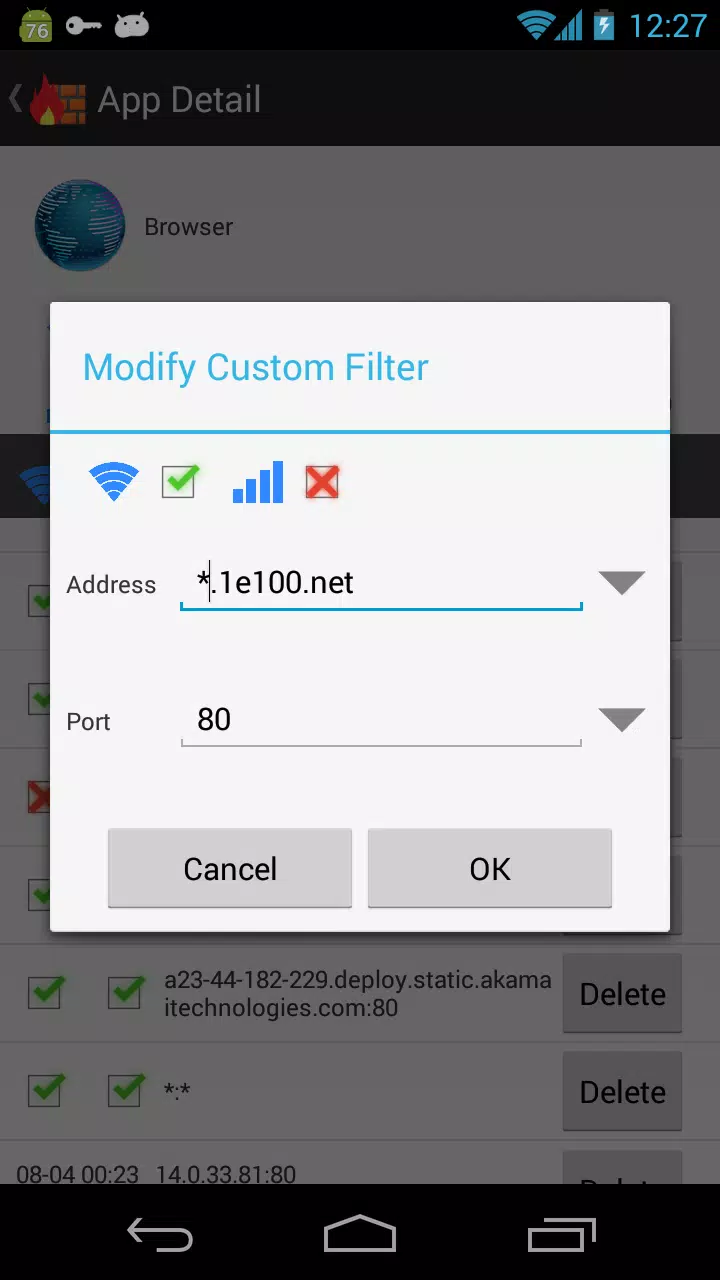 NoRoot Firewall स्क्रीनशॉट 3