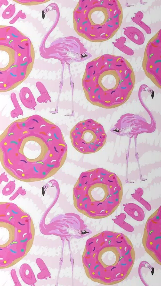 Cute Donut Wallpaper HD 4K Screenshot 1