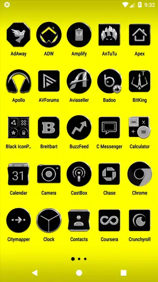 Black Icon Pack ภาพหน้าจอ 2