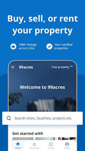 99acres Buy/Rent/Sell Property স্ক্রিনশট 1