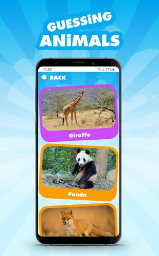 Guessing Animals Captura de pantalla 4