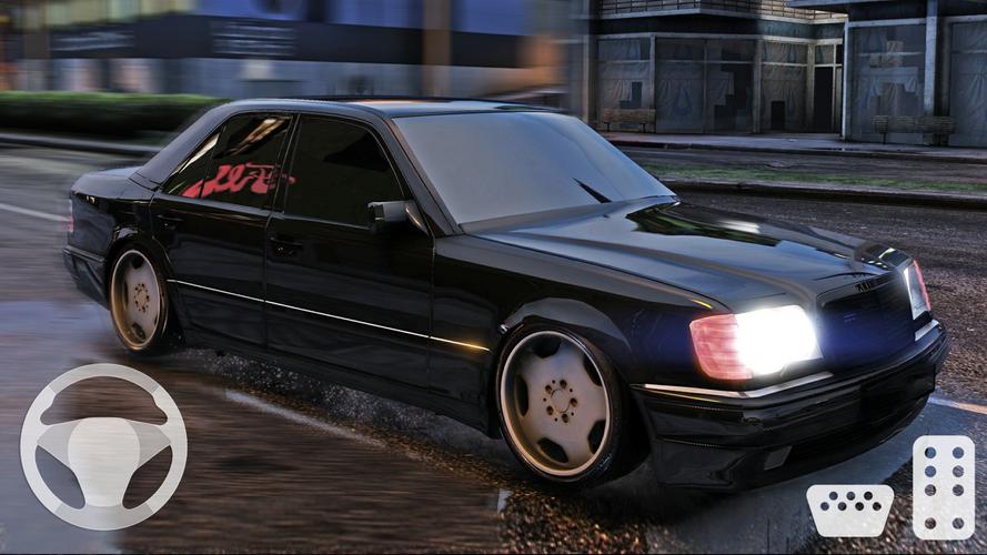 E500: City Car Drive Screenshot 1