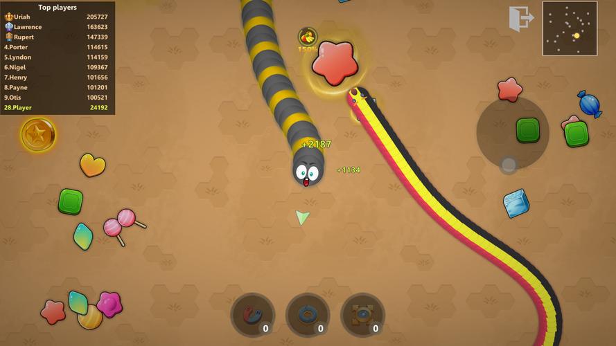 Slinky Snake: Worm.io Game Ekran Görüntüsü 4