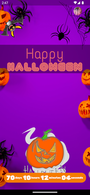 How long until Halloween? 스크린샷 2