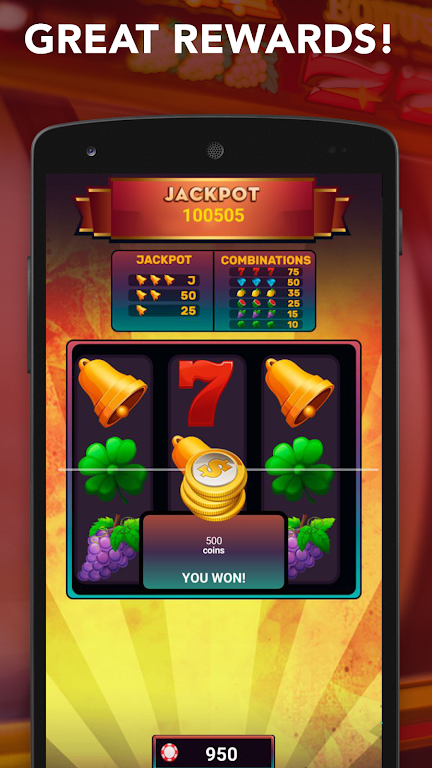 SEVEN! Slots Ekran Görüntüsü 2