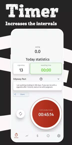 SWay: Quit/Less Smoking Slowly Ảnh chụp màn hình 1