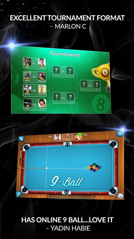 Schermata Pool Live Pro: 8-Ball 9-Ball 1