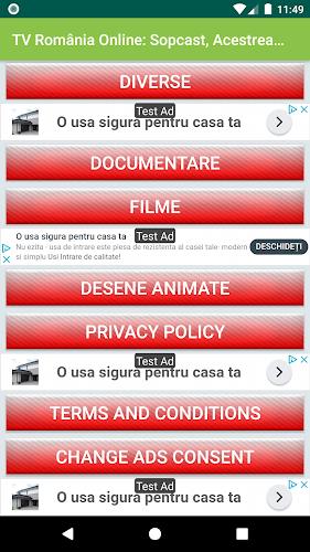 Schermata TV Romania Online: Programe TV 2