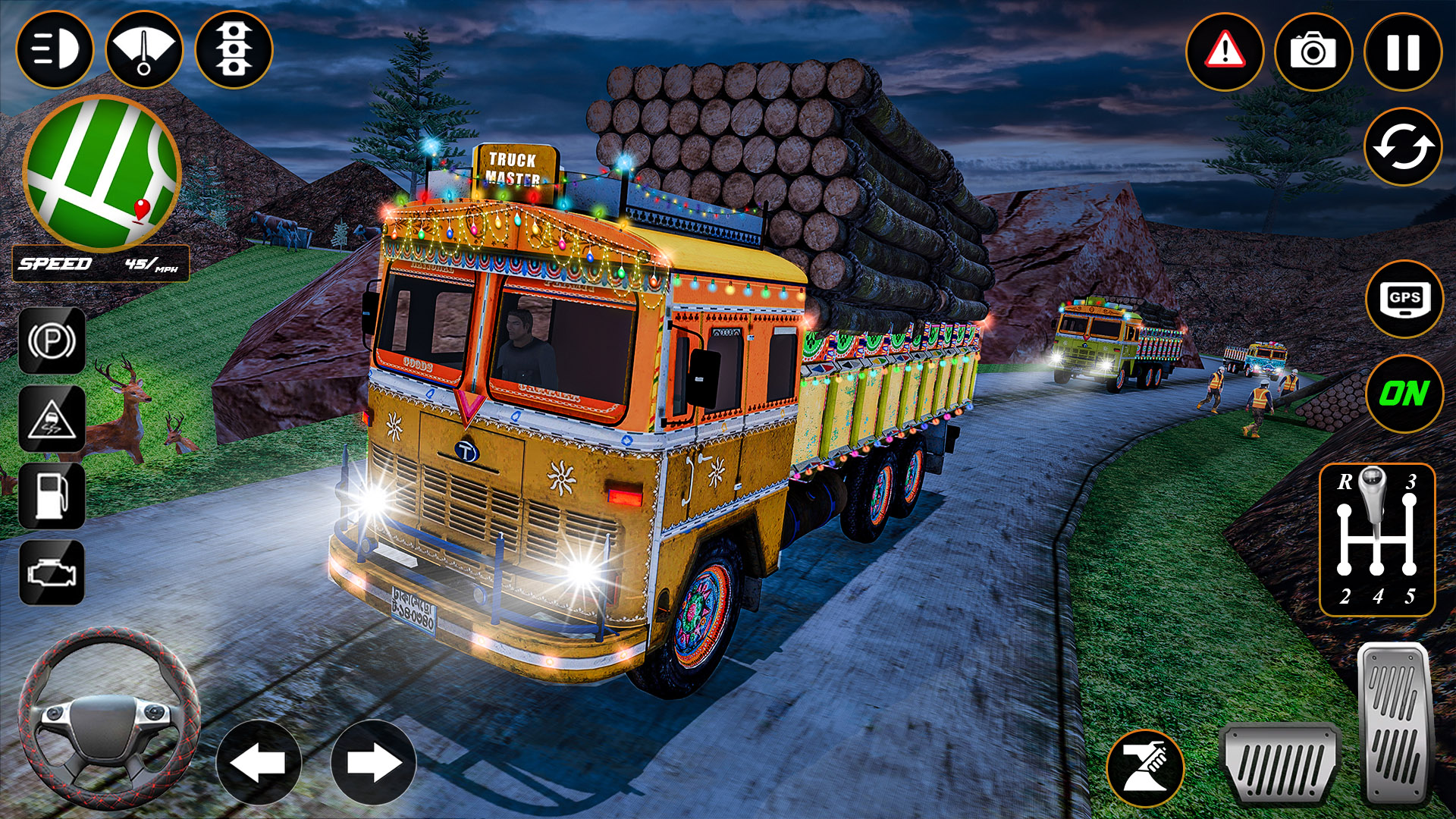 Crazy Truck Driving:Truck Game Ekran Görüntüsü 1