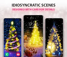 Christmas Tree Live Wallpaper Tangkapan skrin 3