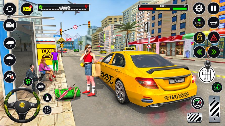 US Taxi Car Parking Simulator Screenshot 2
