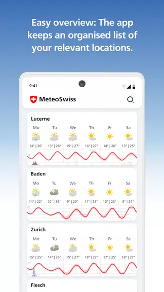 MeteoSwiss Скриншот 4