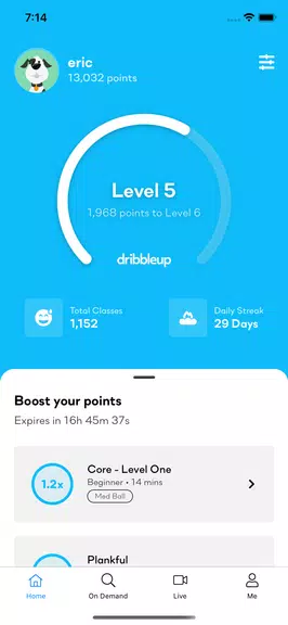 DribbleUp - Sports & Fitness Captura de pantalla 3