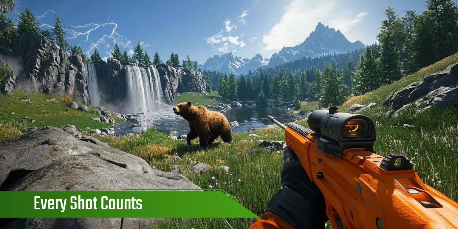 Sniper hunting jungle animals Captura de pantalla 4
