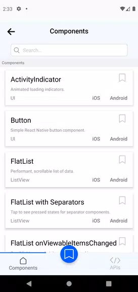 Expo & React Native components Скриншот 3