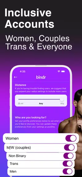 Bindr: Bisexual Dating & Chat Tangkapan skrin 3