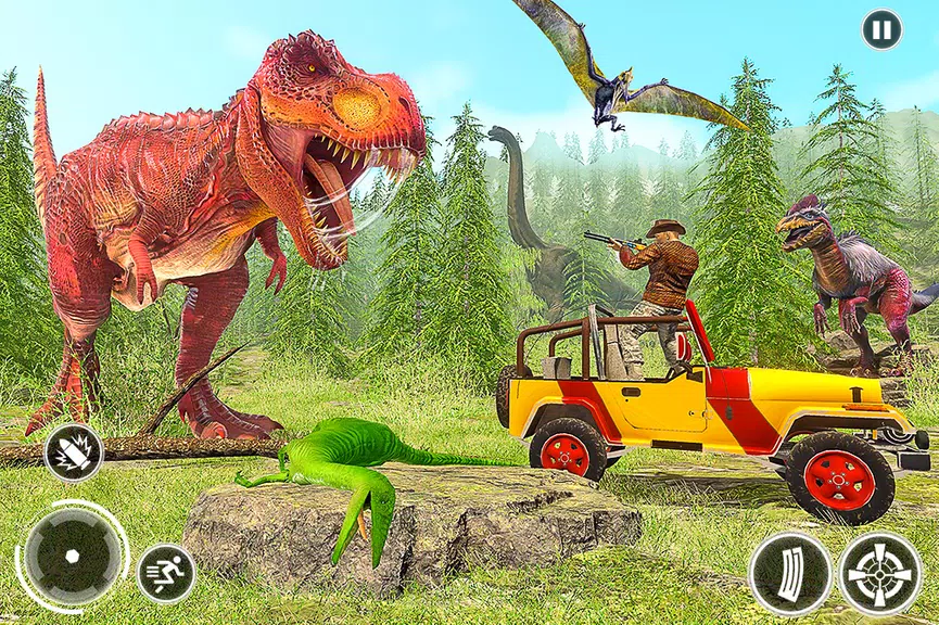 Super Dino Hunting Zoo Games ภาพหน้าจอ 4