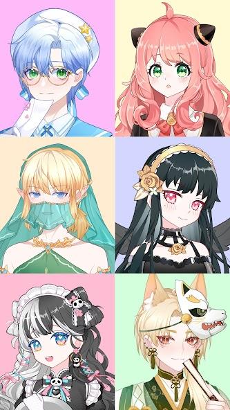 Anime Avatar Maker Creator Mod ภาพหน้าจอ 3
