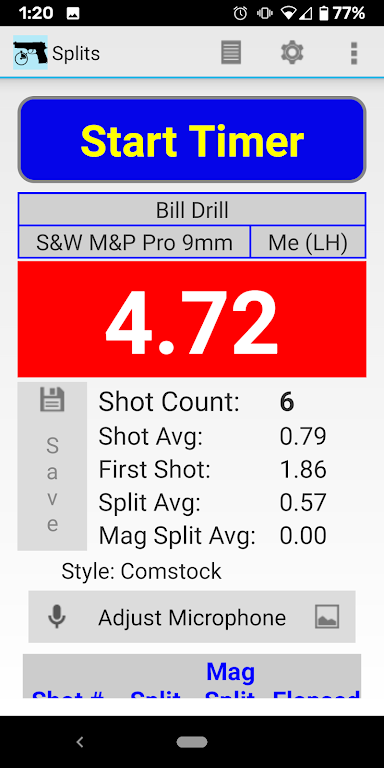 Splits - Shot Timer應用截圖第1張