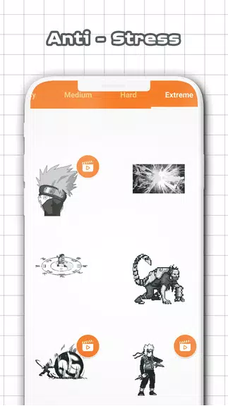 Color by Number - Naruto Sandbox Ninja Pixel应用截图第4张