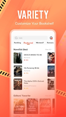 NovelWorm - Werewolf & Romance Ảnh chụp màn hình 1