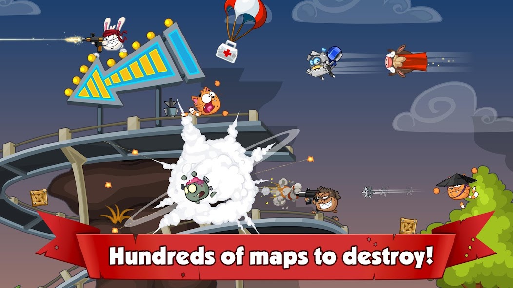 Wormix: PvP Tactical Shooter Mod應用截圖第2張