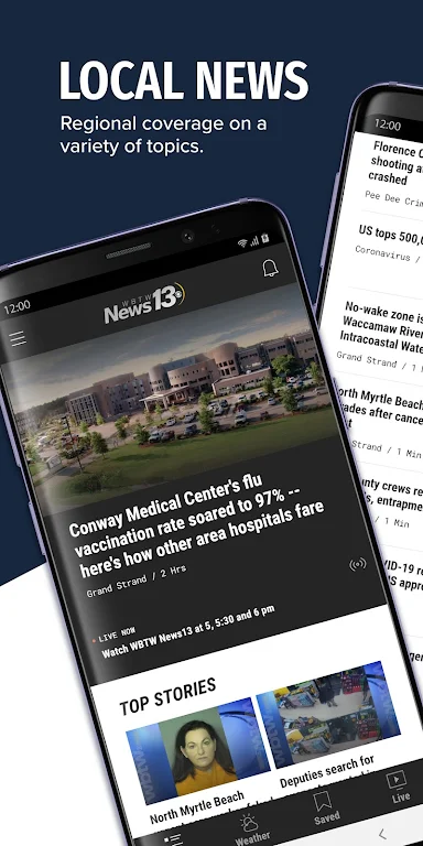 WBTW News 13 Myrtle Beach, SC Ekran Görüntüsü 1