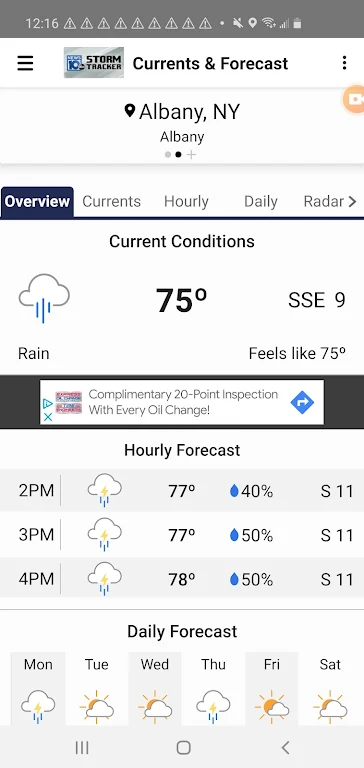 WTEN Storm Tracker - NEWS10 Zrzut ekranu 2