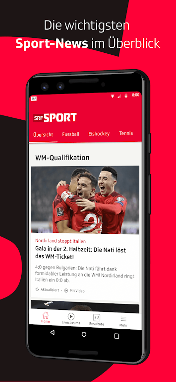SRF Sport - Live Sport应用截图第1张