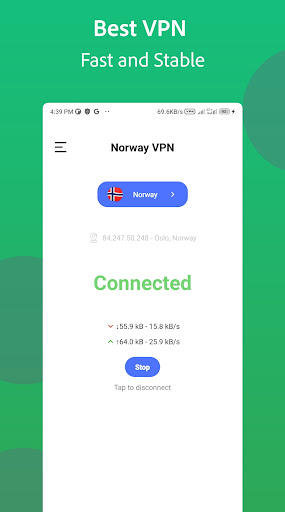 Norway VPN - Norwegian IP Fast应用截图第4张