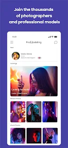 Schermata Promodeling : Models , photographers Network 1