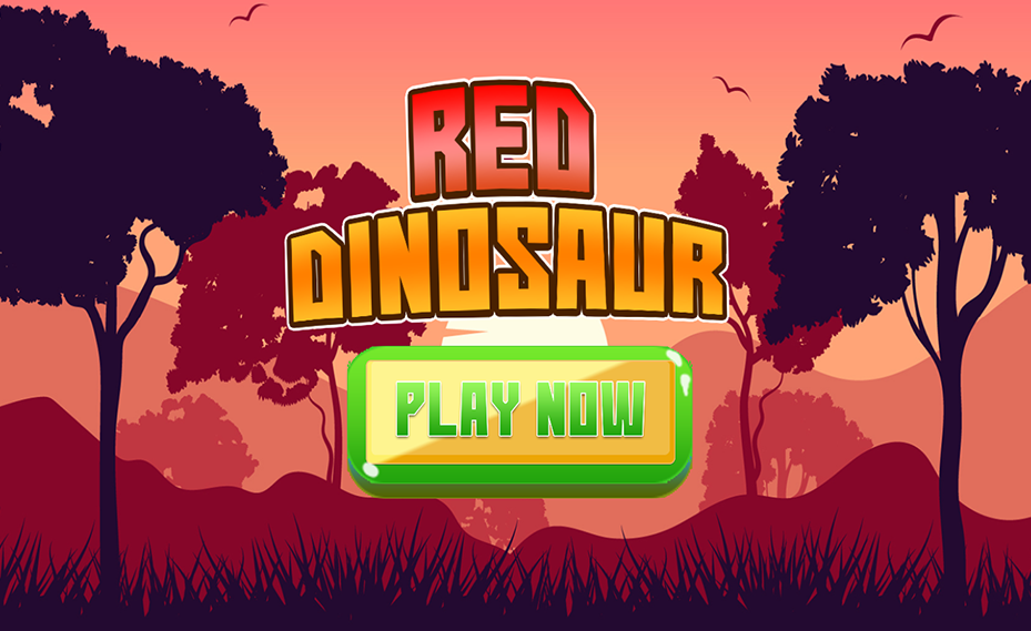 Hit The Red Dinosaur Game ภาพหน้าจอ 1