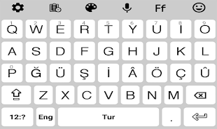 Turkish Language keyboard 202 স্ক্রিনশট 1