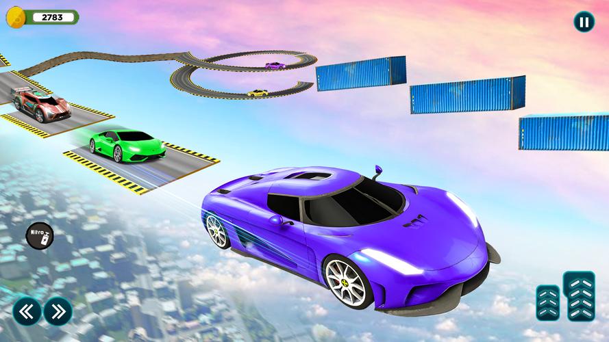 Stunt Car Race Simulator Games Captura de tela 2