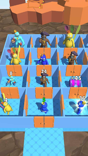 Rainbow Monster - Room Maze Mod ภาพหน้าจอ 4