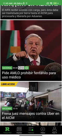 Schermata REFORMA 1