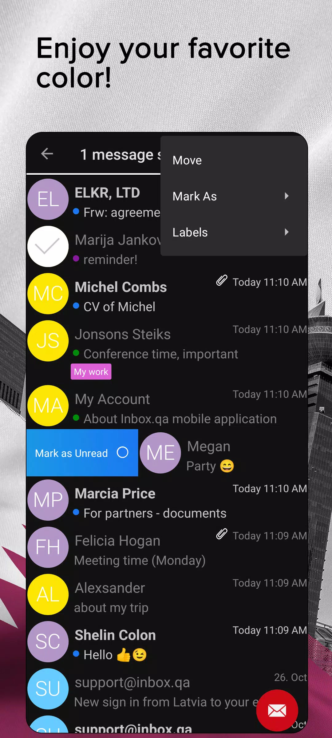 Inbox.qa email স্ক্রিনশট 3