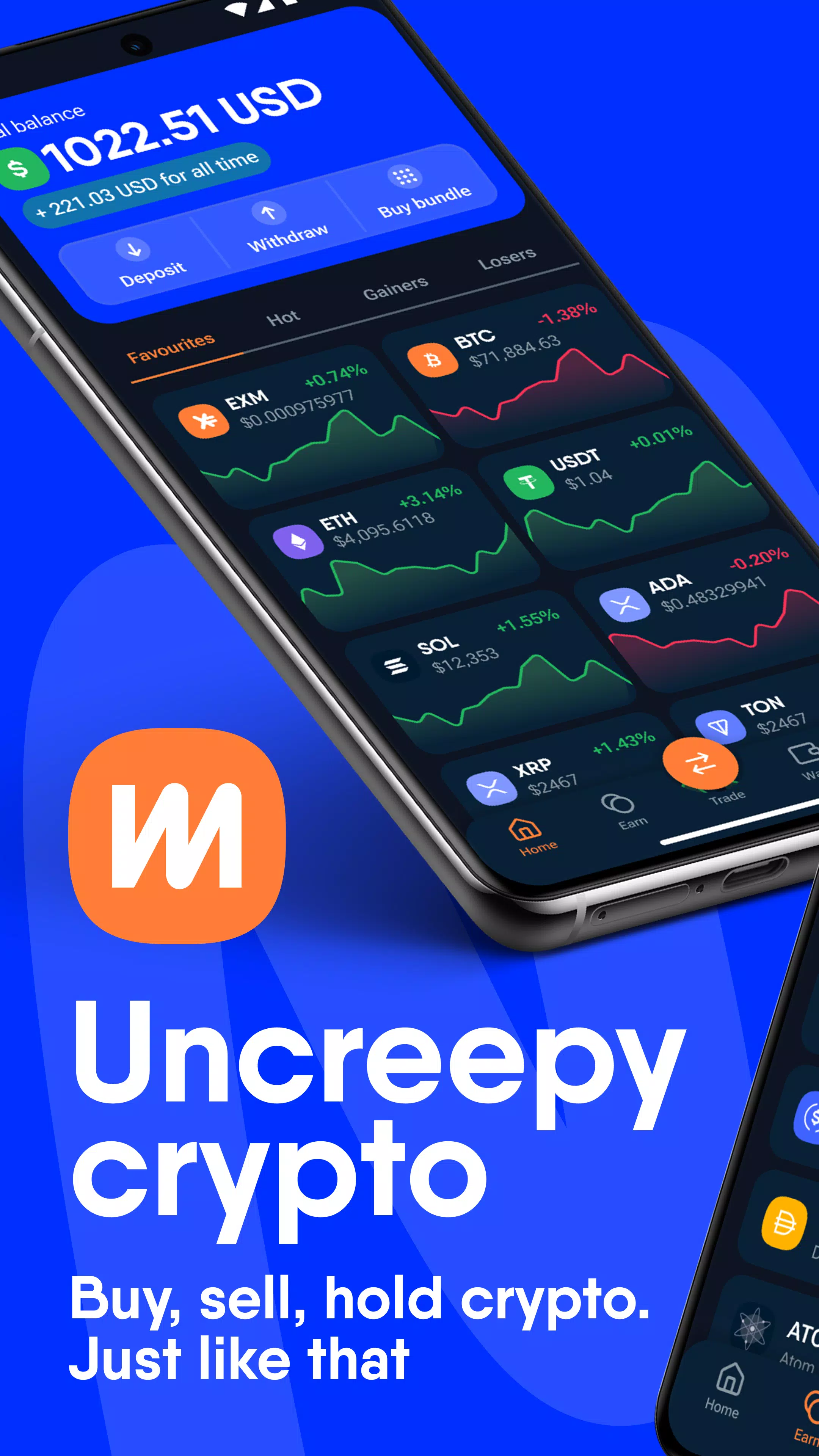 EXMO.com: Trade & Hold Crypto Screenshot 1