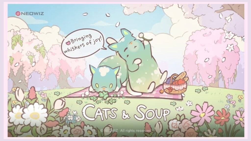 Cats & Soup Unveils Cherry Blossom Update: Clovers, Rabbit Costumes, New Cats Added!