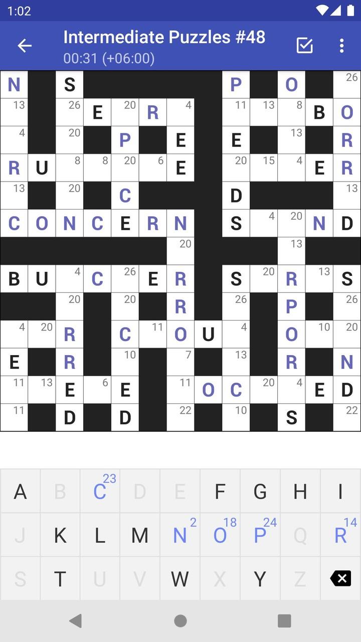 Codeword Puzzles (Crosswords) Screenshot 2