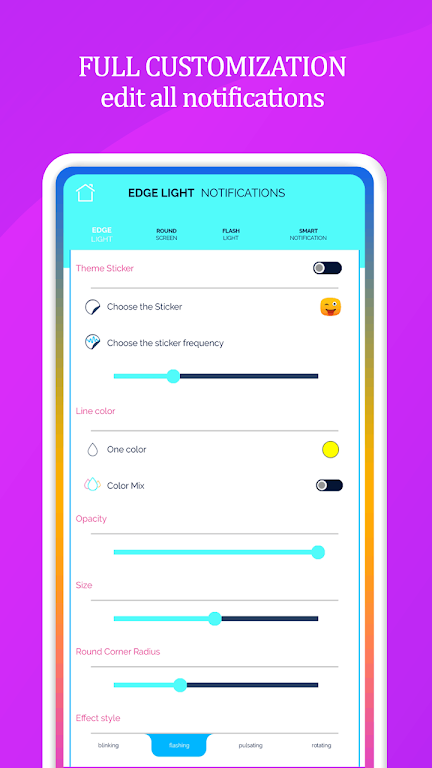 Edge Lighting Notifications Capture d'écran 2