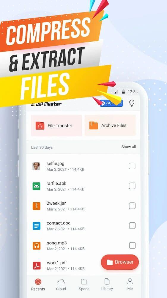 AZIP Master: ZIP/RAR 추출, Unzip 스크린샷 1