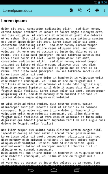 Office Documents Viewer Screenshot 3