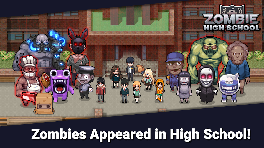 Zombie High School Mod Ekran Görüntüsü 1