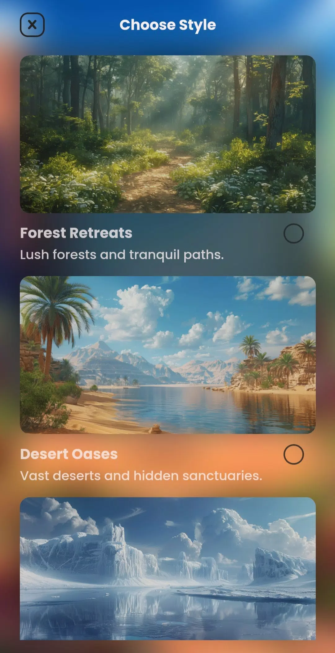 AI Landscape Generator App应用截图第4张