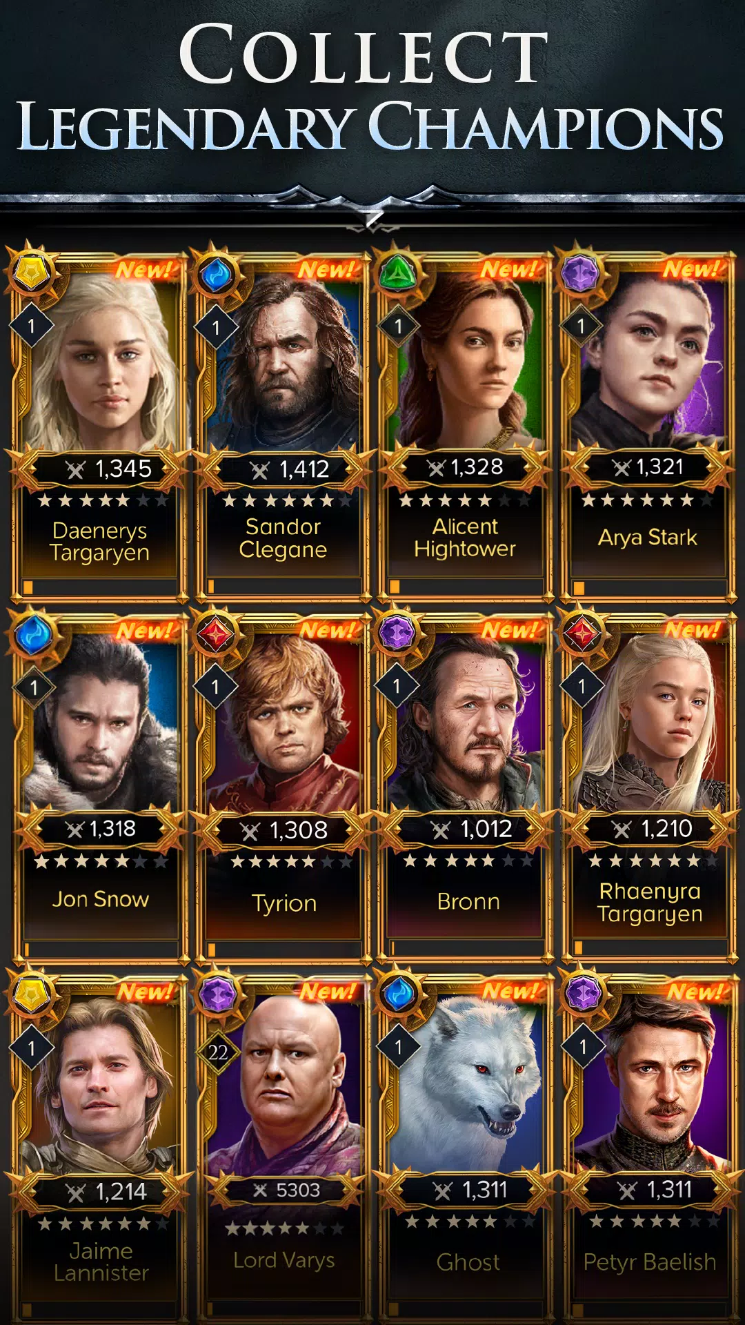 Game of Thrones: Legends RPG ภาพหน้าจอ 1