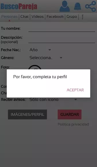 Busco Pareja en España Tangkapan skrin 2